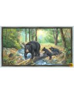 A New Adventure: Bear Panel (2/3 yard) -- Wilmington Prints 10136-792
