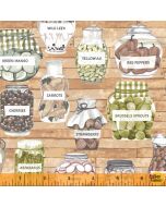 Certified Delicious: Pickled Produce Birch - Windham Fabrics 52441D-2