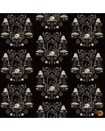 Boo! Spooky Toile -- Dear Stella Fabrics stella-dfg2455 black