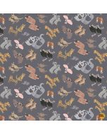 Noah's Ark: Couples Animals -- Dear Stella Fabrics stella-dlt3548 iron