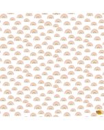 Noah's Ark: Rainbows -- Dear Stella Fabrics stella-dlt3550 white