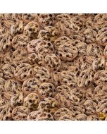 Smart  Cookie / Food: Chocolate Chip Cookies -- Timeless Treasures Fabric food-cd3333 brown 