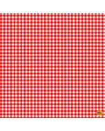 Comfort Food Gingham Check Red  -- Timeless Treasures Fabric gingham-cd2868 red