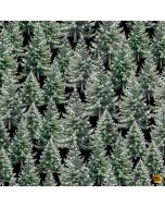 Welcome Winter: Winter Evergreen Trees - Timeless Treasures Fabrics Katie-cd4263 evergreen - presale July