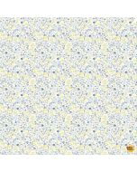 Honey Bear: Tiny Floral Cream - Timeless Treasures Fabric kidz-cd3491 cream
