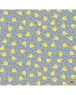 Honey Bear: Tossed Bee Hives & Bees - Timeless Treasures Fabric kidz-cd3492 grey