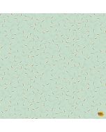 Honey Bear: Flying Bees Green - Timeless Treasures Fabric kidz-cd3493 green