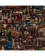Mystic Library: Packed Magic Books & Potions - Timeless Treasures Fabrics library-cd2530 multi