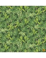 Dino-Mite: Tropical Palm Trees -- Timeless Treasures Fabrics nature-cd2430 green