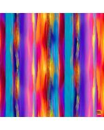 Nature's Glow Butterfly Garden: Painted Stripe Bright -- Timeless Treasures Fabrics stripe-cd1072 bright