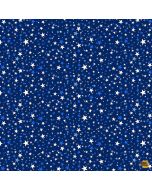 Stars & Stripes: Tossed Stars Navy - Timeless Treasures Fabrics USA-cd3273 navy