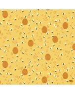 Alphabet Soup: Bee Hive -- Dear Stella Fabric stella-d2885 gold