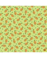Alphabet Soup: What the Shell Turtles -- Dear Stella Fabric stella-d2892 meadow