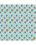 Get Your Ducks in a Row: Butt Quack - Dear Stella Fabrics stella-dbo3656 glacier