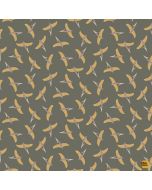 D is for Dinosaur: Pterosaur -- Dear Stella Fabrics stella-dlt2347 olive - 2 yards 2" remaining