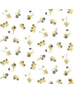 Dig It: Heavy Metal - Dear Stella Designs stella-d2982 white 