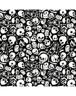 Skate Forever: Tossed Skulls and Bones -- Timeless Treasures Fabrics fun-cd2009 black