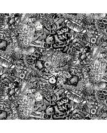 Skate Forever: Skateboarding Graffiti Mural -- Timeless Treasures Fabrics fun-cd2141 graffiti