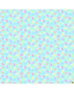 Easter Wishes: Basket Bunnies Multi - Northcott/Patrick Lose Fabrics 10539-60 