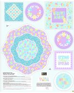 Easter Wishes: Easter Panel (1 yard) - Northcott/Patrick Lose Fabrics 10545-40 