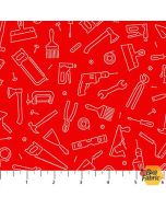 Cooper Construction: Tools Red - Northcott/Patrick Lose 10620-25
