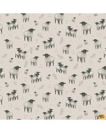 A Beautiful Day: Sheep Beige - Henry Glass Fabrics 1093-44