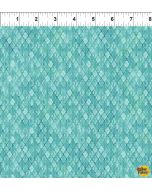 Butterfly Fantasy: Tonal Teal Diamonds - In The Beginning Fabric 10BF1