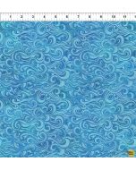Wonders of the Ocean: Blue Waves - In The Beginning Fabrics 10WO-1 - 3 yards remaining