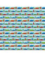 Go-Go: Border Stripe -- Henry Glass Fabrics 1135-11 blue