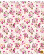 Flower Fairies Spring Song: Fairy Roses Cream -- Michael Miller Fabrics DDC12245-crem-d