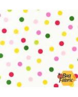 Remix: Dots Garden White - Robert Kaufman 12136-238