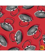 Soho Sushi: Tea Pots Red -- Blank Quilting 1593-88