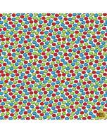 Gingerbread Factory: Candy Dots White -- Blank Quilting 1624-01 - 27" remaining