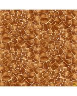 Skin Deep: Giraffe Skin Medium Brown-- Blank Quilting 1648-35