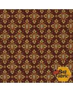 Pashmina: Mini Geo Red (Metallic) - Timeless Treasures pashmina-cm9644 red