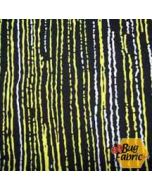 Fun: String Stripe Black/Yellow - Timeless Treasures fun-c7292 blkyel