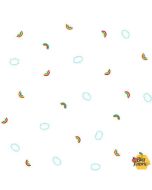 Lower The Volume: Rainbows White -- Blank Quilting  1947-01 white 