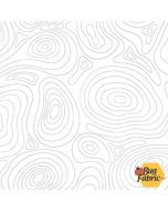 Lower The Volume: Topography White -- Blank Quilting 1958-01