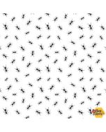 Lower The Volume: Ants White -- Blank Quilting 1961-01