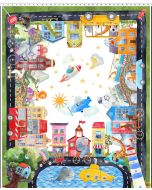 On The Go: Panel (1 yard) - In The Beginning Fabric 1KFA-1 - 1 remaining