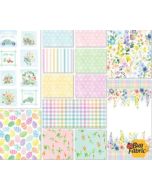 Spring Has Sprung: FQ Bundle (12 FQ's + 1 panel) - Clothworks Spring FQ - 1 remaining