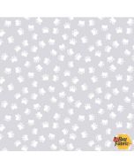 Kitty the Cat: Paw Prints Light Gray -- Susy Bee Fabrics 20393-150