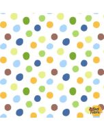 Barron Goes Camping: Flannel Big Dot Multi - SusyBee Fabrics sb20424-999 multi - presale June