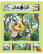 Jungle Friends: Jungle Panel (1 yard) -- SusyBee 20441-815 