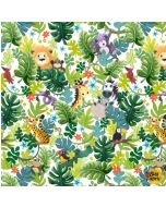 Jungle Friends: Packed Animals White -- SusyBee 20443-100