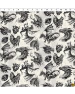 Emerald Reign Dragons: Dragon Etching Cream - In The Beginning Fabrics 23drg-2