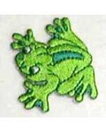 ABC: Frog Embroidery (1 1/4 x 1 3/8) - ABC Embroidery 9421a