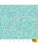 Gaming Zone: Gaming Controller Buttons Turquoise -- Northcott Fabrics 24576-63