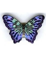 Button: Butterfly Button (1 3/8 x 1) - Susan Clarke Originals be-568