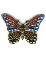 Button: Butterfly Button (1 5/8 x 1 1/8) - Susan Clarke Originals be-569